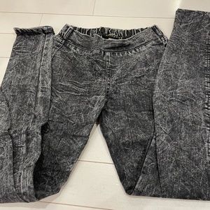 Milky Way grey straight leg pants